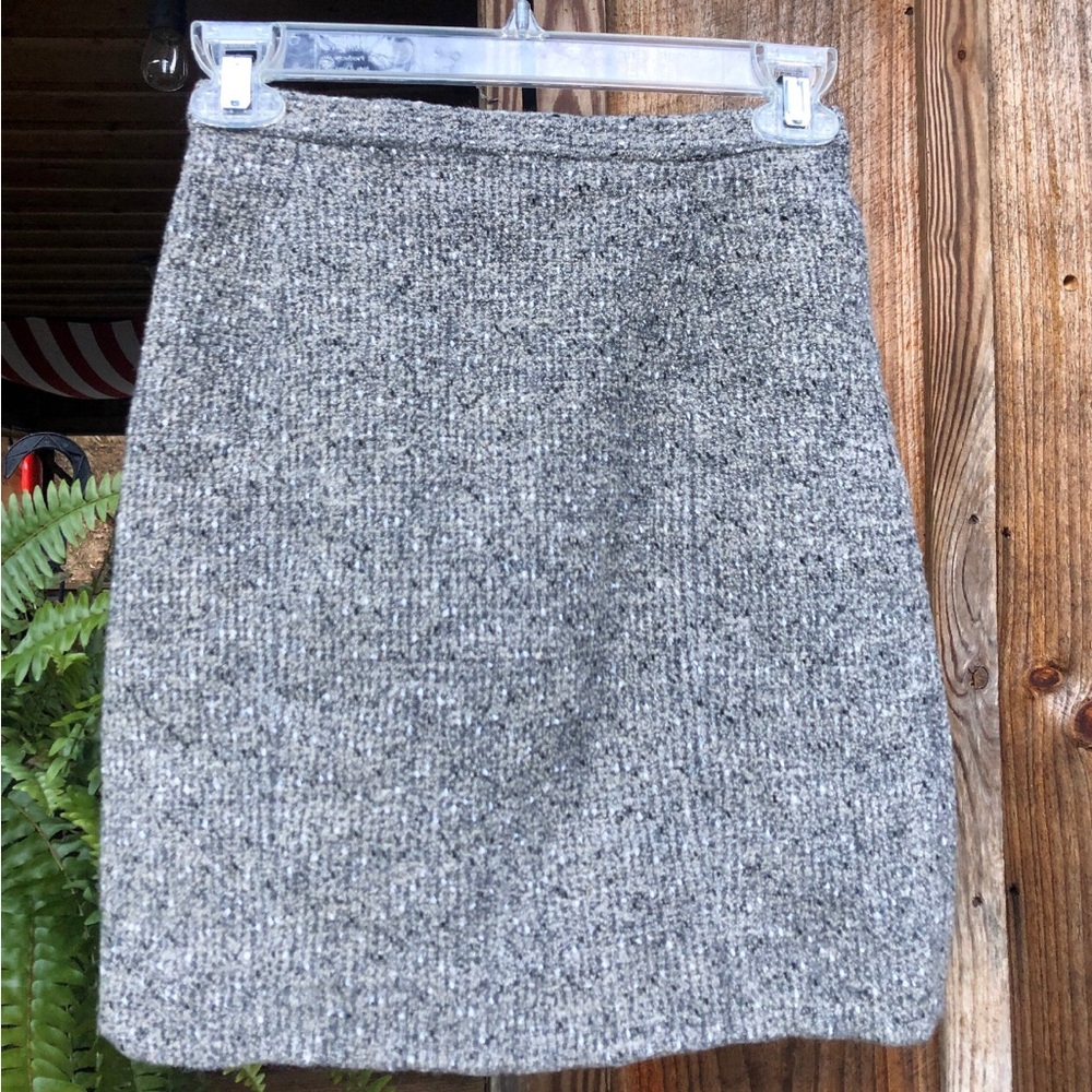 Vintage Tweed Fall Winter Wool Christian Francis Roth Skirt Size 4